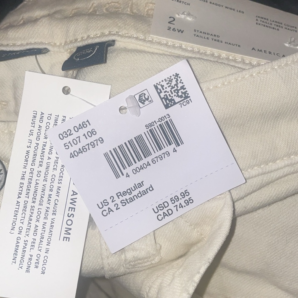 American Eagle High-Waisted Baggy Wide Leg - Picture 2 of 2